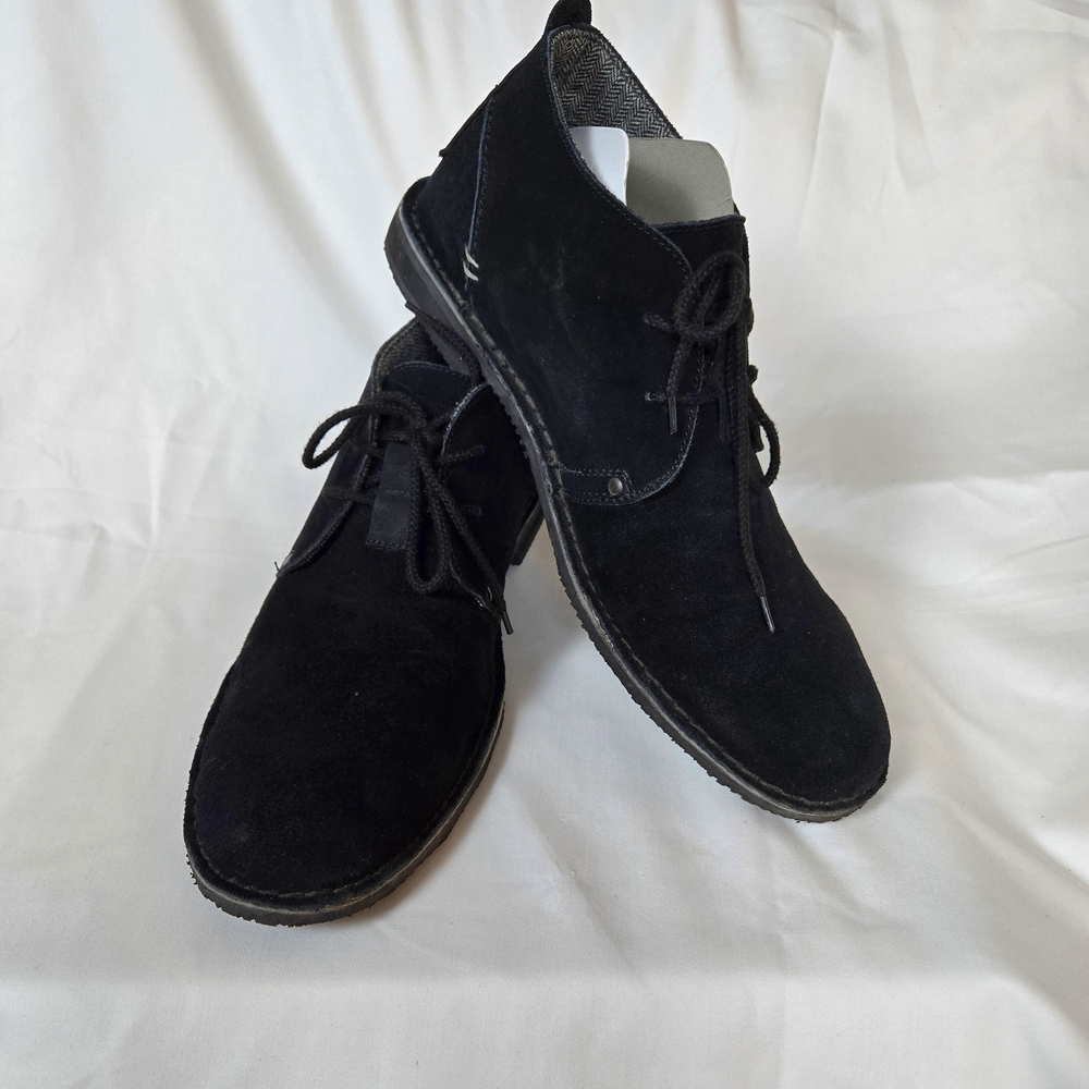 Rocket Dog Men's Y2K Black Esquire Classic Business‎ Casual Chukka Boots 13 Vtg